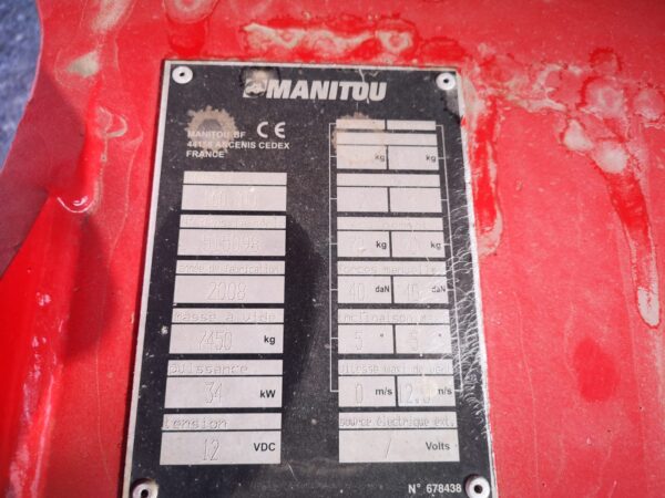 2008 manitou 160 atj piattaforma aerea diesel - immagine 7