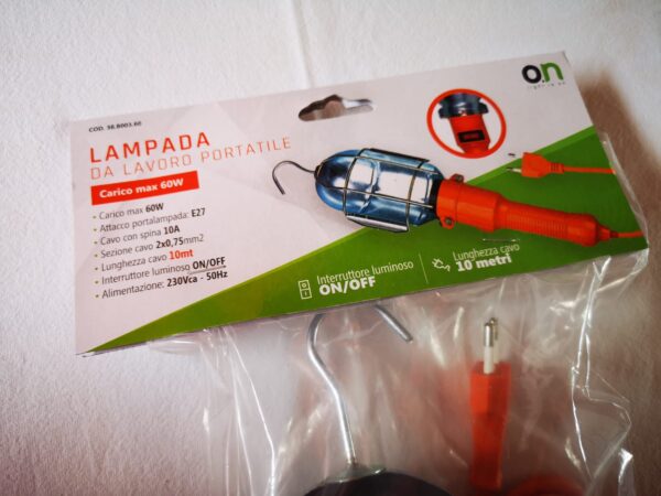 lampada portatile 60w (unused) - immagine 2