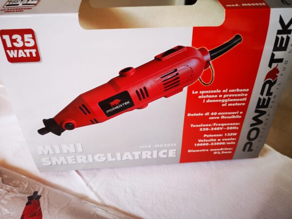 2023 power tek mini smerigliatrice (unused) - immagine 6