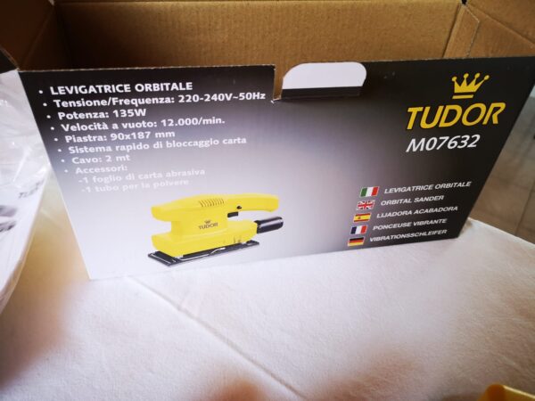 tudor levigatrice orbitale (unused) - immagine 5