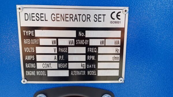 2023 volz vg-r69 amf generatore (unused) - immagine 13