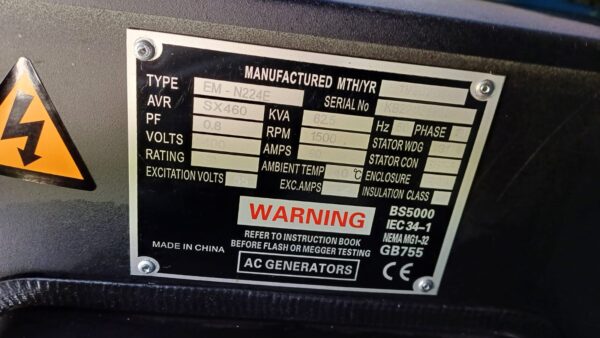 2023 volz vg-r69 amf generatore (unused) - immagine 9